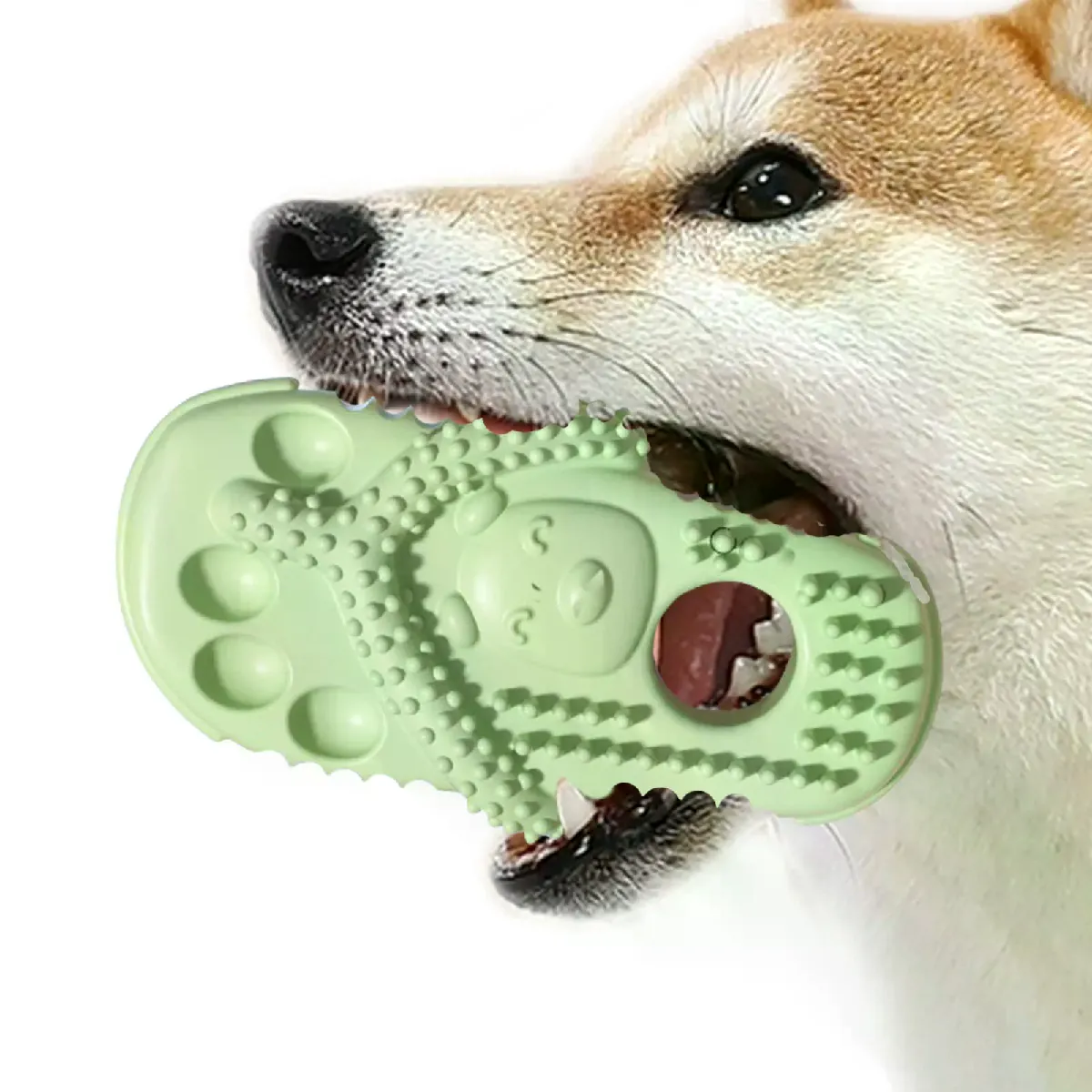 Meilleurs prix pour Les jouets pour chiens en forme de pantoufle TPR pour chiens à mâcher, accessoires interactifs pour chiots, vous donneront des jouets interactifs innovants pour soulager l'ennui~04430