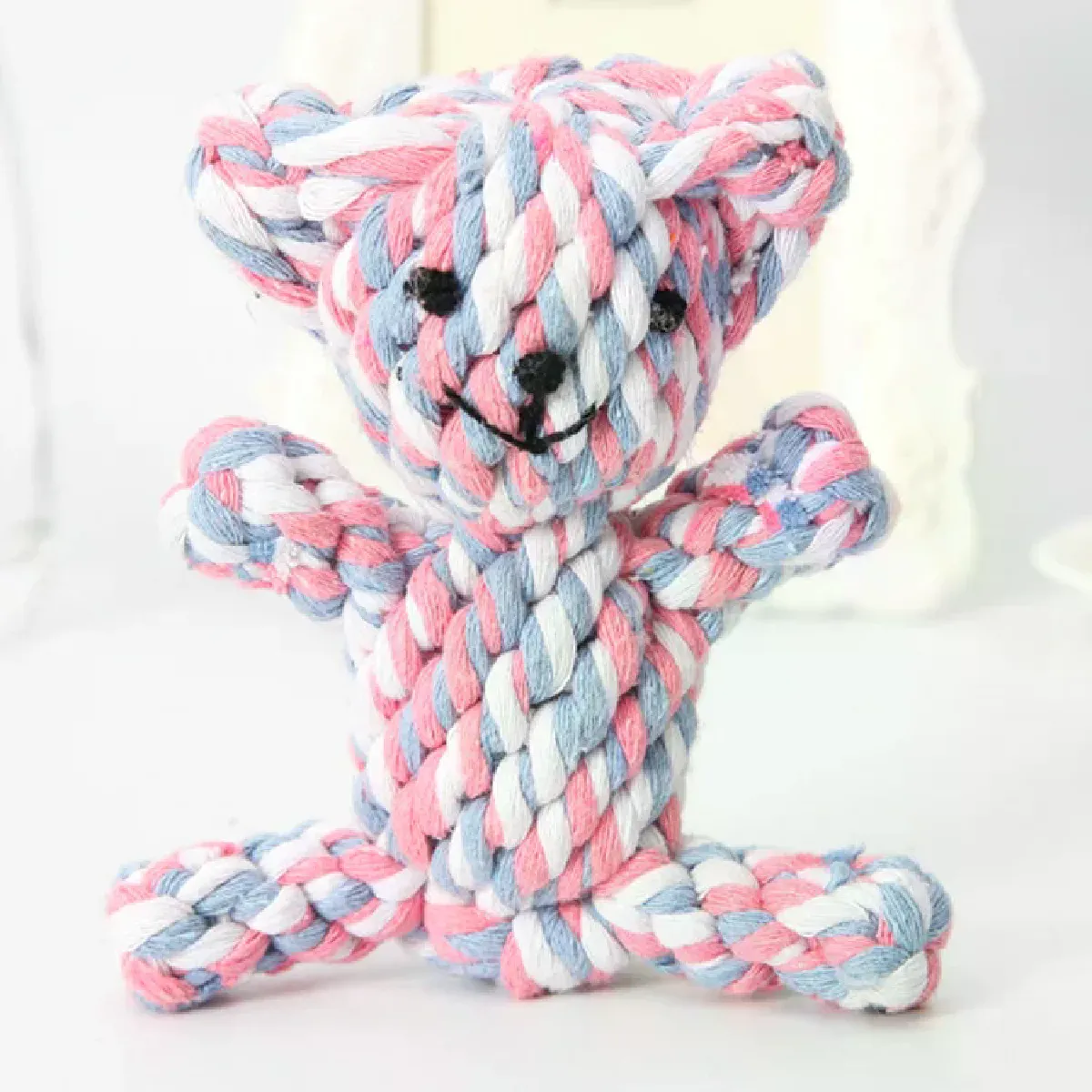 Meilleurs prix pour Jouets pour chiens en corde de coton, jouets à motifs d'animaux, jouets à mâcher en coton durable, jouets de dentition pour petits et moyens chiens, chiots~04573
