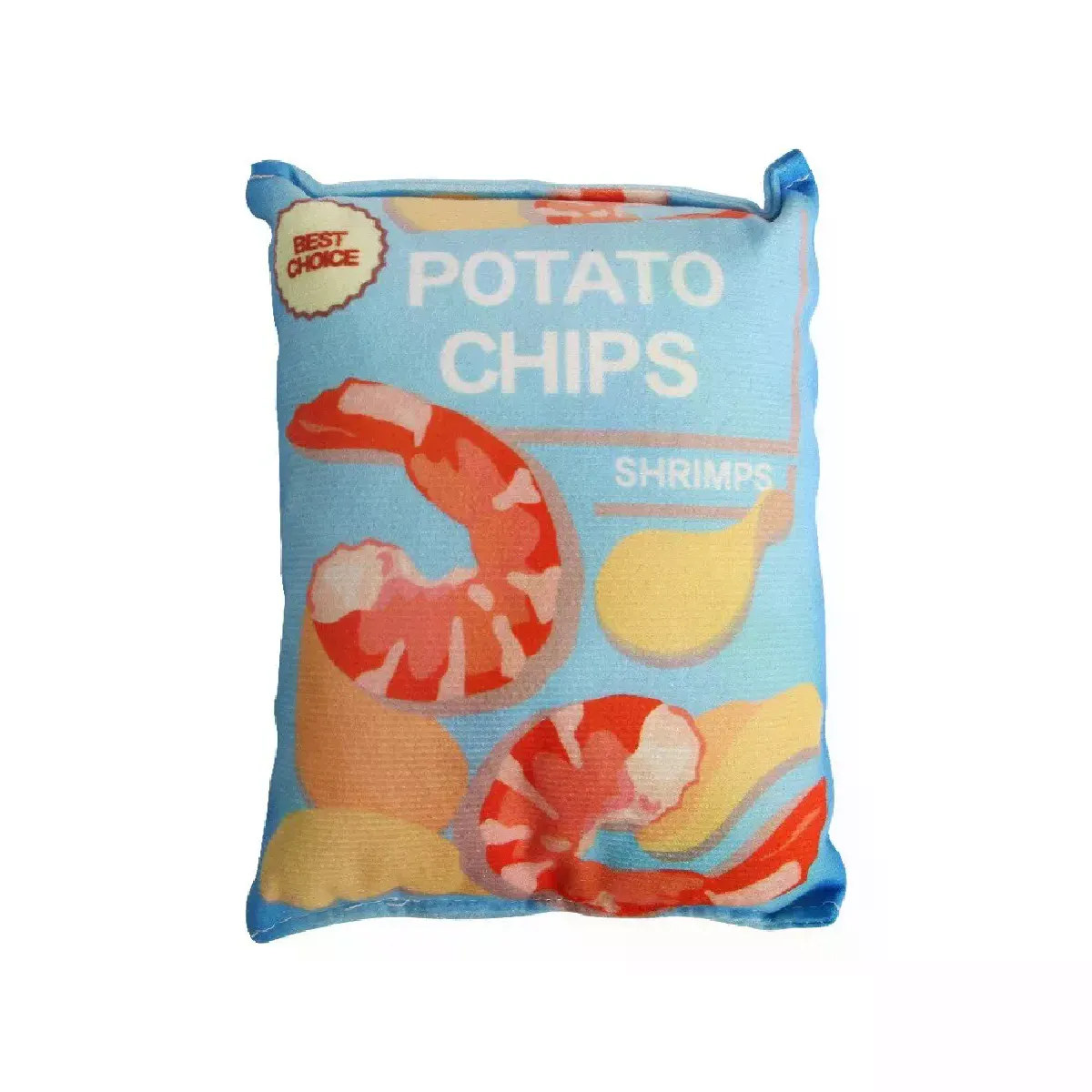 Meilleurs prix pour Jouet anti-bruit pour chien en peluche douce en forme de chips de pommes de terre, résistant aux morsures, coussin artificiel doux pour petits chiens, broie les dents et décompression~05686