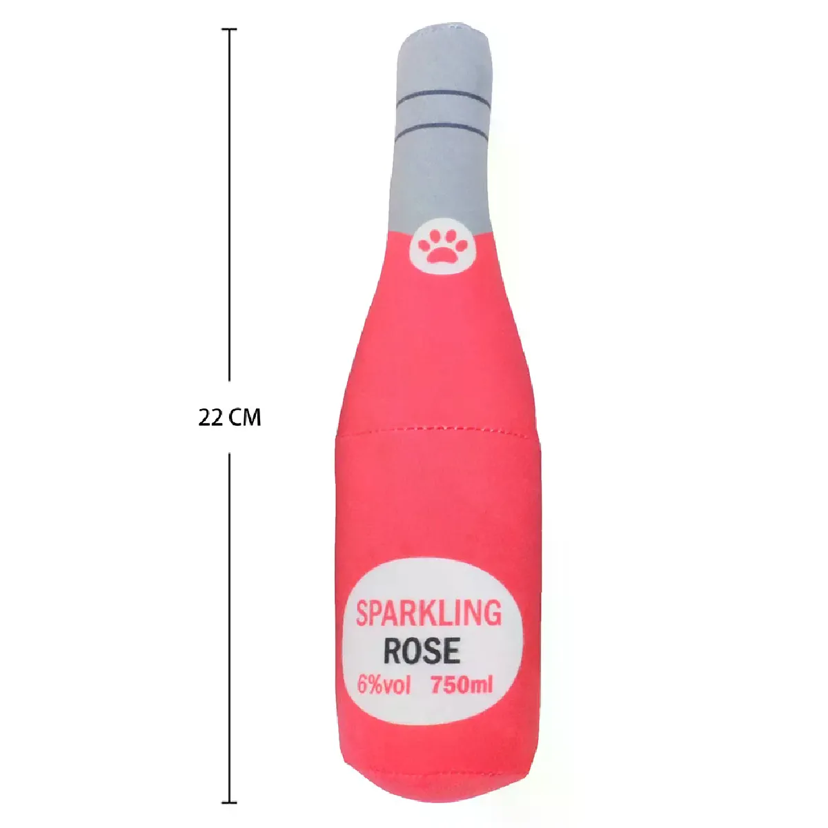 Meilleurs prix pour Jouet en peluche pour chien, couineur, imprimé, en forme de bouteille de tequila et de champagne, résistant aux morsures, dents propres, jouet à mâcher, fournitures pour animaux de compagnie~05956