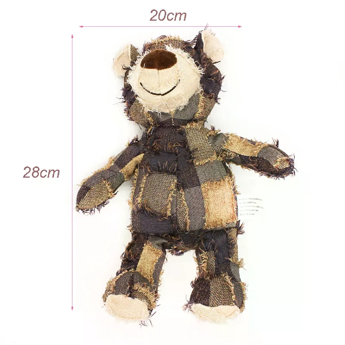 Comparer les prix de Jouet en peluche couineur pour chien, ours mendiant, résistant aux morsures, pour petits et moyens chiens, bouledogue français, beagle, mascottes, accessoires~05309