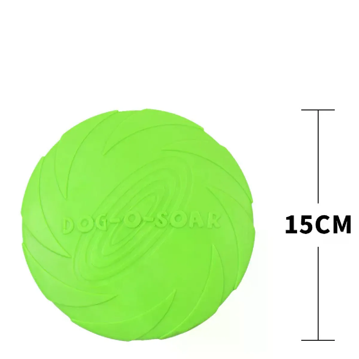 Meilleurs prix pour 1 jouet interactif pour chien, résistant aux morsures, en caoutchouc souple, pour chiot, produit de dressage pour animaux de compagnie, disques volants pour chiens~07551