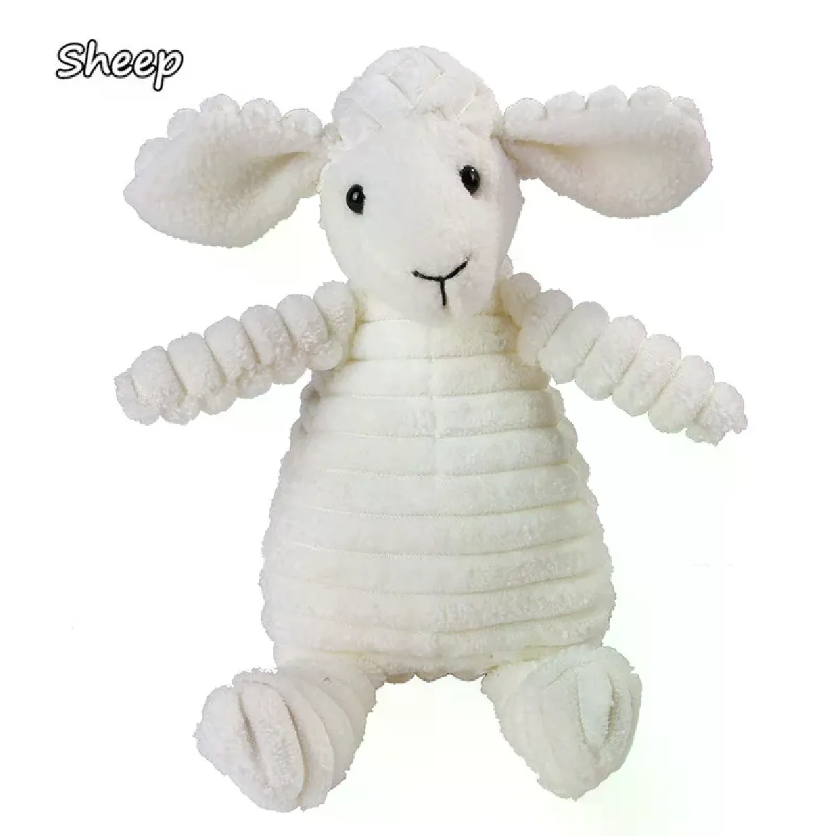 Comparer les prix de Jouets pour chiens en velours côtelé pour petits et grands chiens, jouets couineurs en peluche pour chiens, jouets à mâcher pour chiots, jouets pour chiens résistants aux morsures~06742