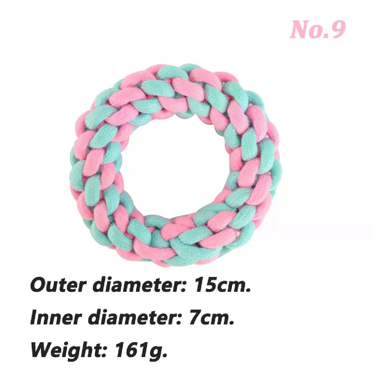 Comparer les prix de Jouet à mâcher pour chien, jouet en poudre, corde en coton bleu, jouets à nœuds, combinaison de morsure, interaction molaire, jouets à mâcher pour chiots, fournitures pour animaux de compagnie~05218