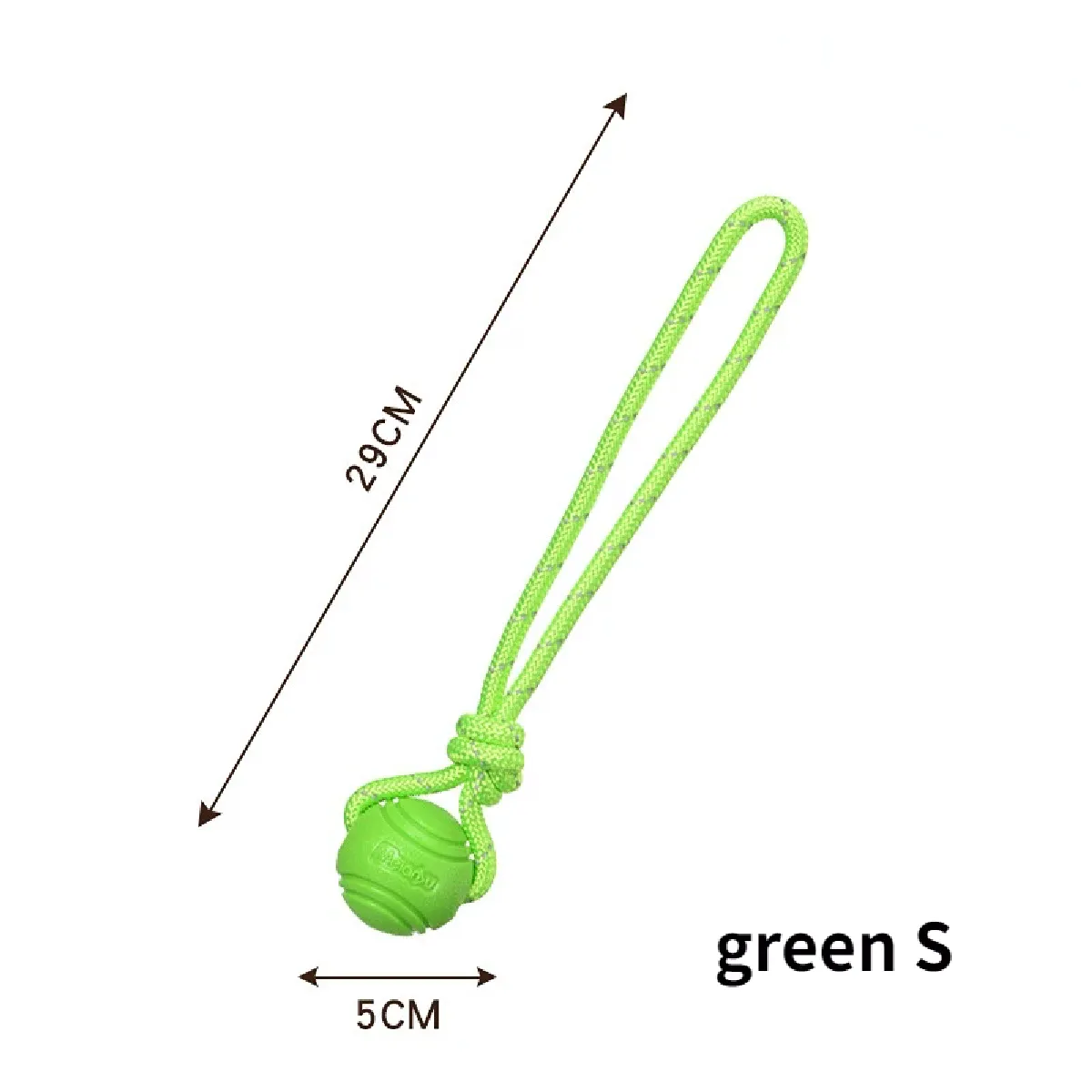 Comparer les prix de Balles d'entraînement interactives en corde de chanvre pour petits chiens, balles anti-fuites en caoutchouc, jouet à mâcher résistant aux morsures pour la dentition et le nettoyage des chiots~06275