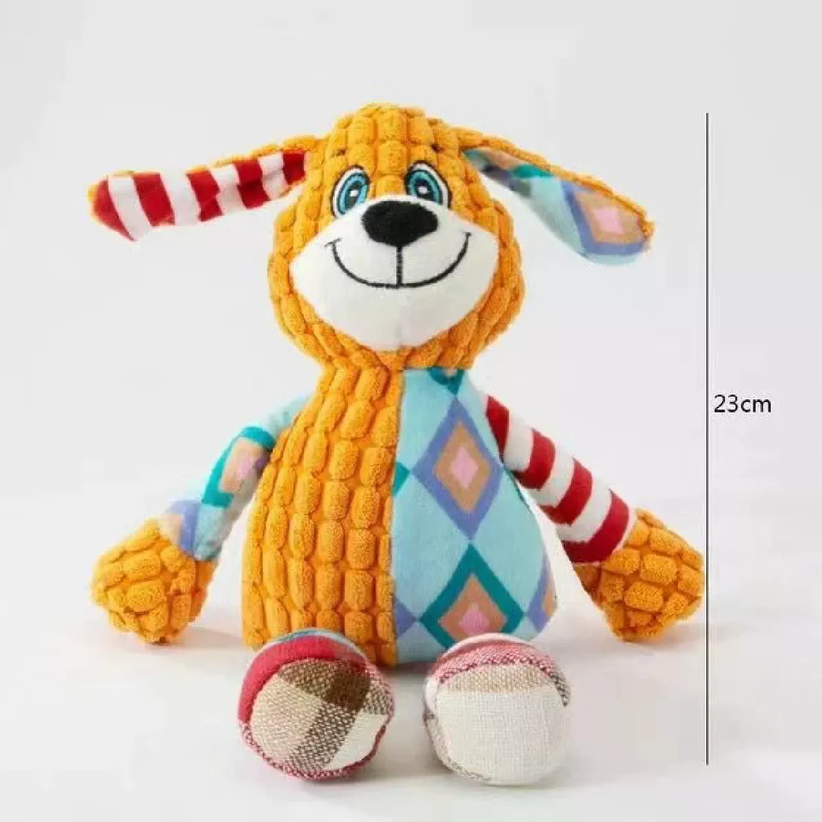 Comparer les prix de Jouet en peluche pour chien en forme d'animaux, résistant aux morsures, jouets couineurs en velours côtelé pour petits et grands chiens, accessoires de dressage pour chiots~06251