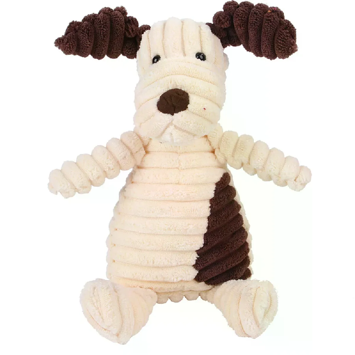 Comparer les prix de Peluche mignonne en forme de renard, jouet couineur résistant à l'usure, jouet interactif en velours côtelé pour chien~07866
