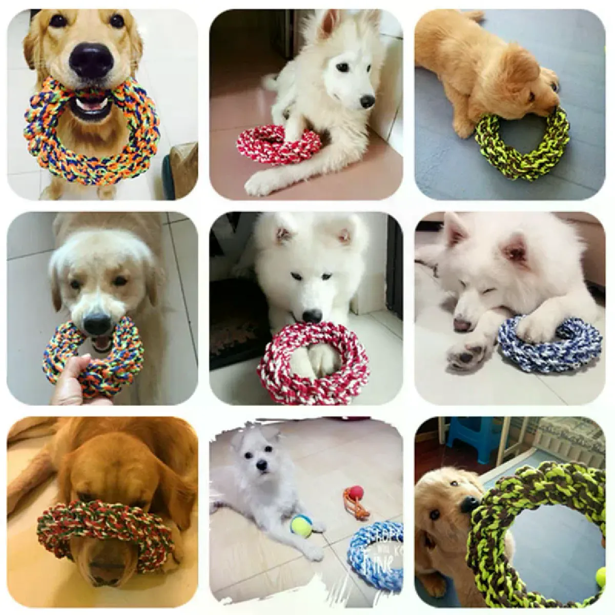 Comparer les prix de Jouet à mâcher durable pour grands chiens, résistant aux morsures, pour chiens de taille moyenne, Golden Retriever, Pitbull, Labrador, Mascotas~04144