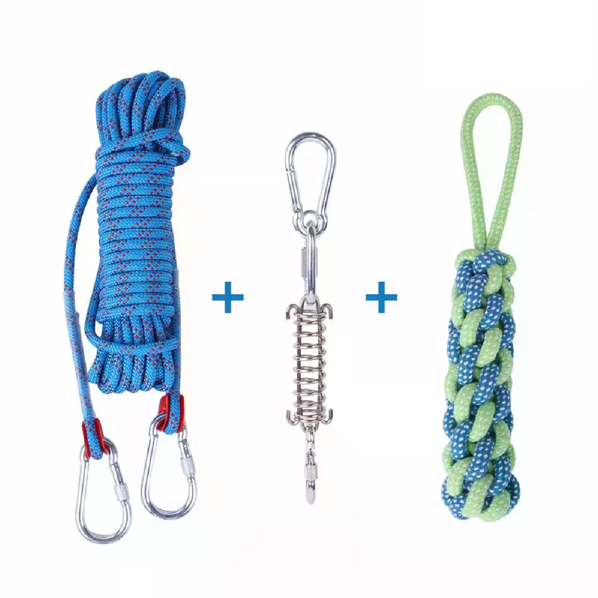 Meilleurs prix pour Corde à ressort pour chien, jouet d'extérieur à suspendre, corde d'exercice, traction à ressort, renforcement musculaire, bon outil d'exercice pour chiens de tous âges~05654
