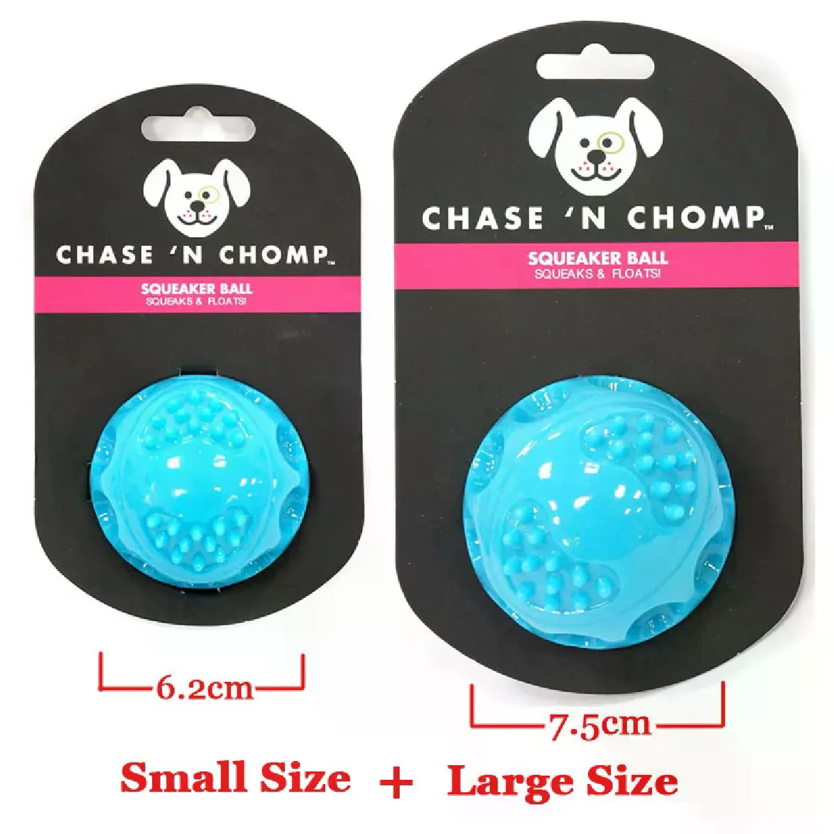 Comparer les prix de CAITEC Jouets pour chiens Balle rebondissante et couinante Jouets flottants et rebondissants pour animaux de compagnie Balle couinante résistante aux morsures pour petits et grands chiens~04381