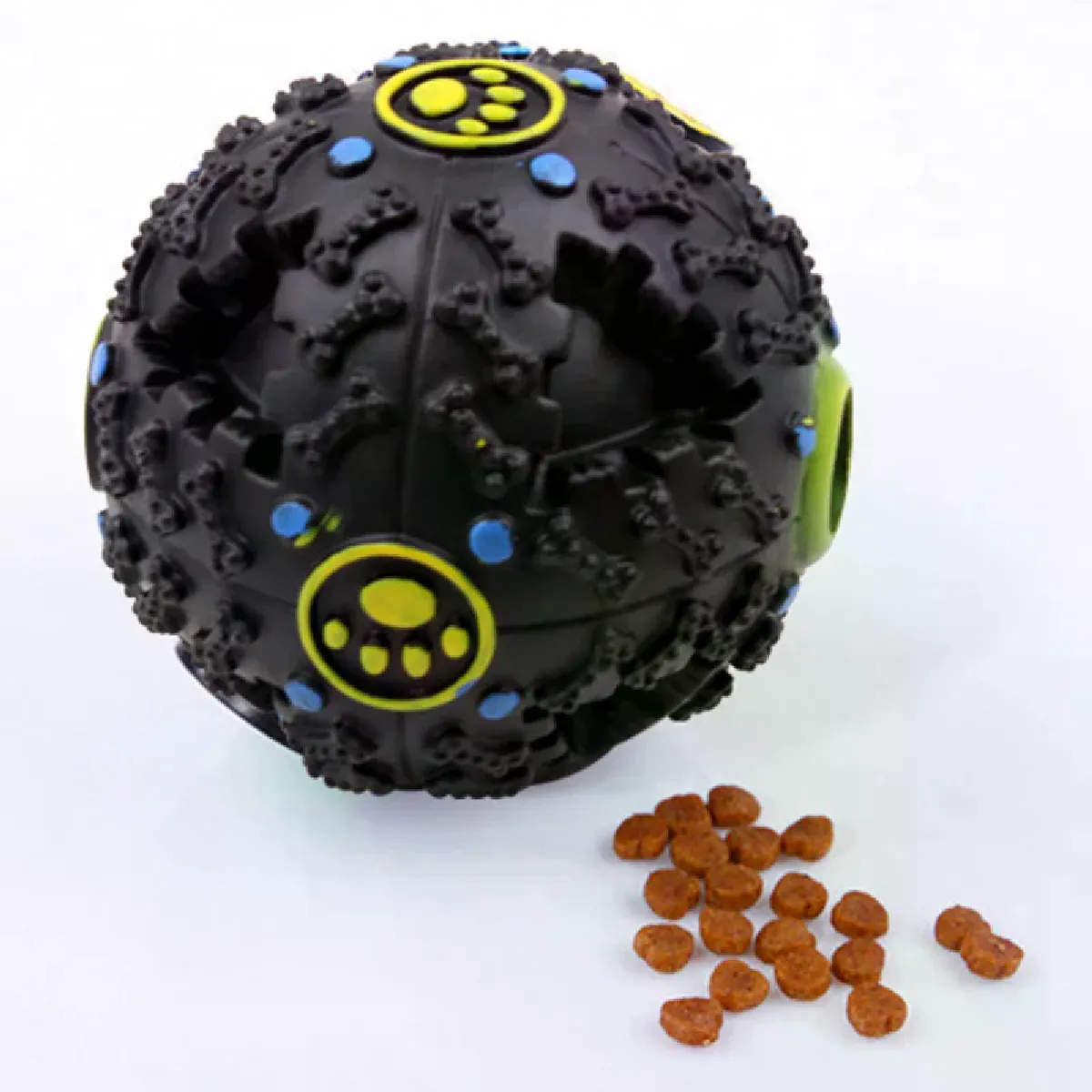 Meilleurs prix pour Jouet couineur pour animaux de compagnie, boule de nourriture manquante, puzzle couineur pour chiot, gros chien, jouets d'entraînement pour chien, bouledogue français, balles pour carlin, accessoires pour animaux de compagnie~05785