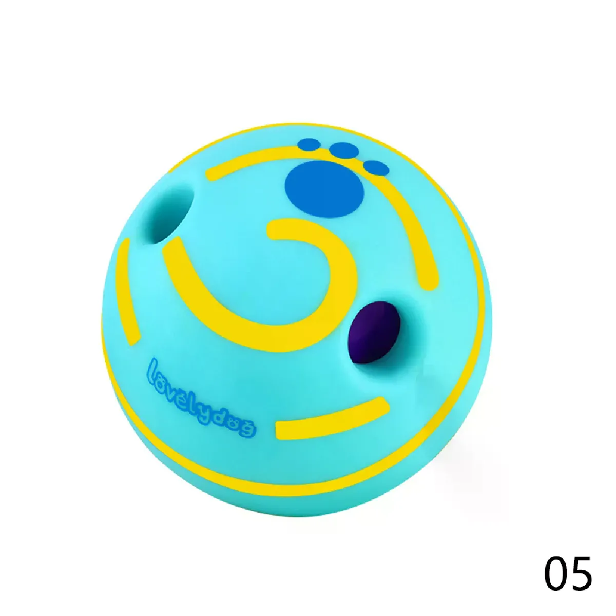 Comparer les prix de Balle interactive pour chien, jouet amusant à mâcher avec sons de rire, jouet oscillant et remuant, balle de jeu pour chien, balle d'entraînement, jouets sportifs pour animaux de compagnie~05029
