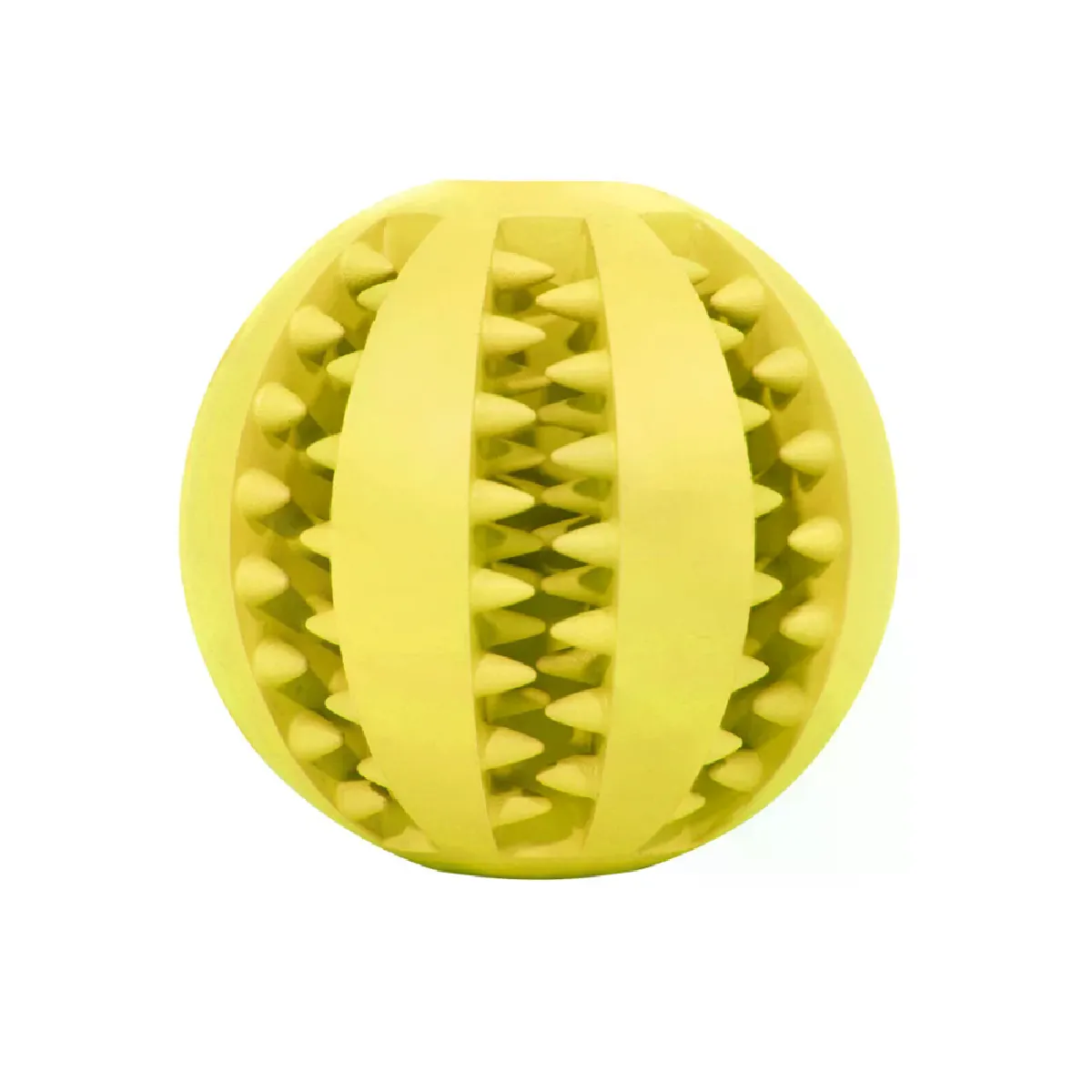Meilleurs prix pour Jouet interactif pour chien, balles en caoutchouc pour petits et grands chiens, chiots et chats, à mâcher, nettoyage des dents des animaux de compagnie, balle de nourriture indestructible pour chien~05147