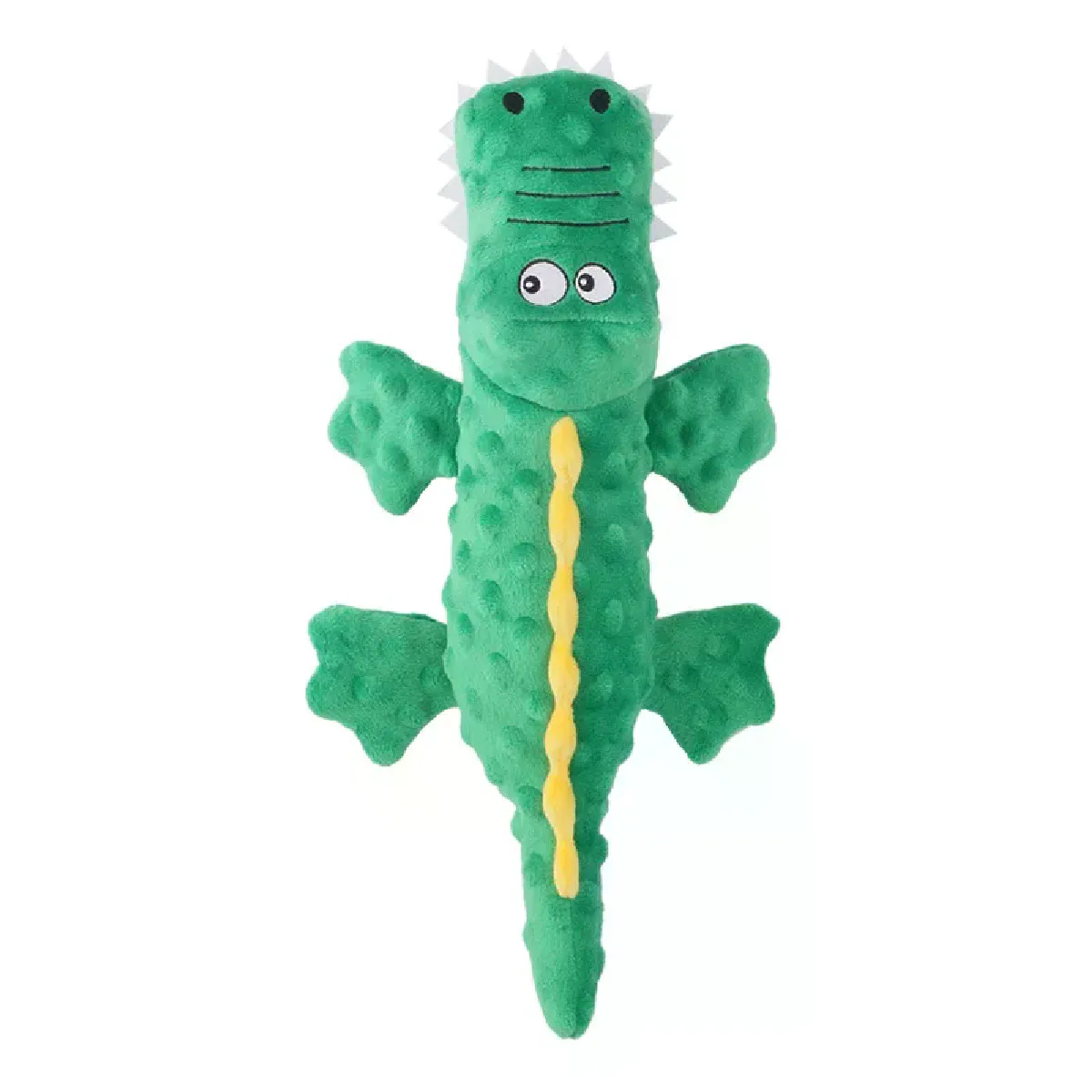 Meilleurs prix pour Jouet couineur en peluche douce pour chien, jouet à mâcher en forme de crocodile pour petits et grands chiens et chats, mignon et interactif, durable~04462