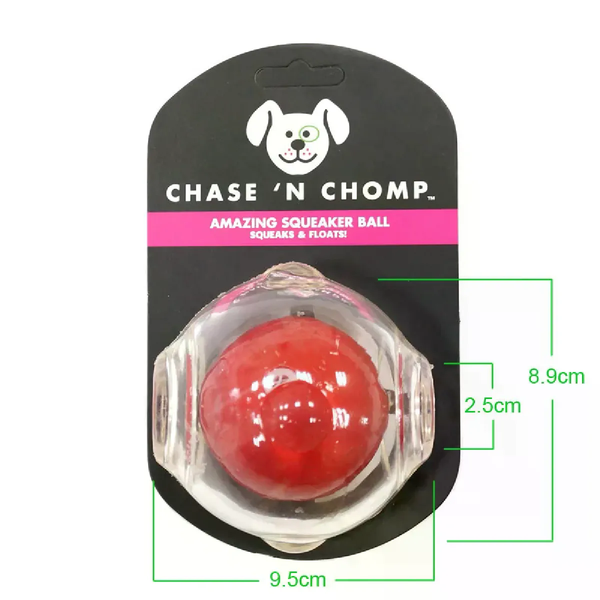 Comparer les prix de Jouet pour chien CAITEC incroyable balle couinante durable flottante rebondissante résistante aux morsures idéale pour lancer chasser chercher de la nourriture pour chien de taille moyenne et grande~04548