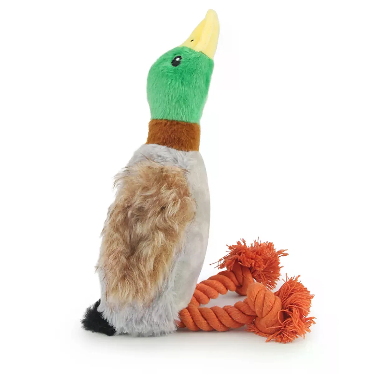 Comparer les prix de Jouet en peluche canard animal faisant des sons animal couineur jouet pour chien nettoyage des dents chien mâcher corde~04810