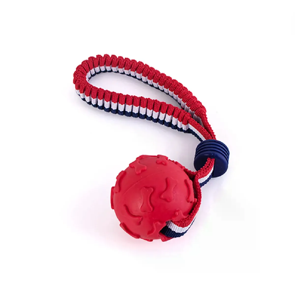 Comparer les prix de Jouet à mâcher interactif pour chien, résistant aux morsures, corde d'entraînement, balles à nœuds, nettoyage des dents des chiots, balle molaire avec corde~06232