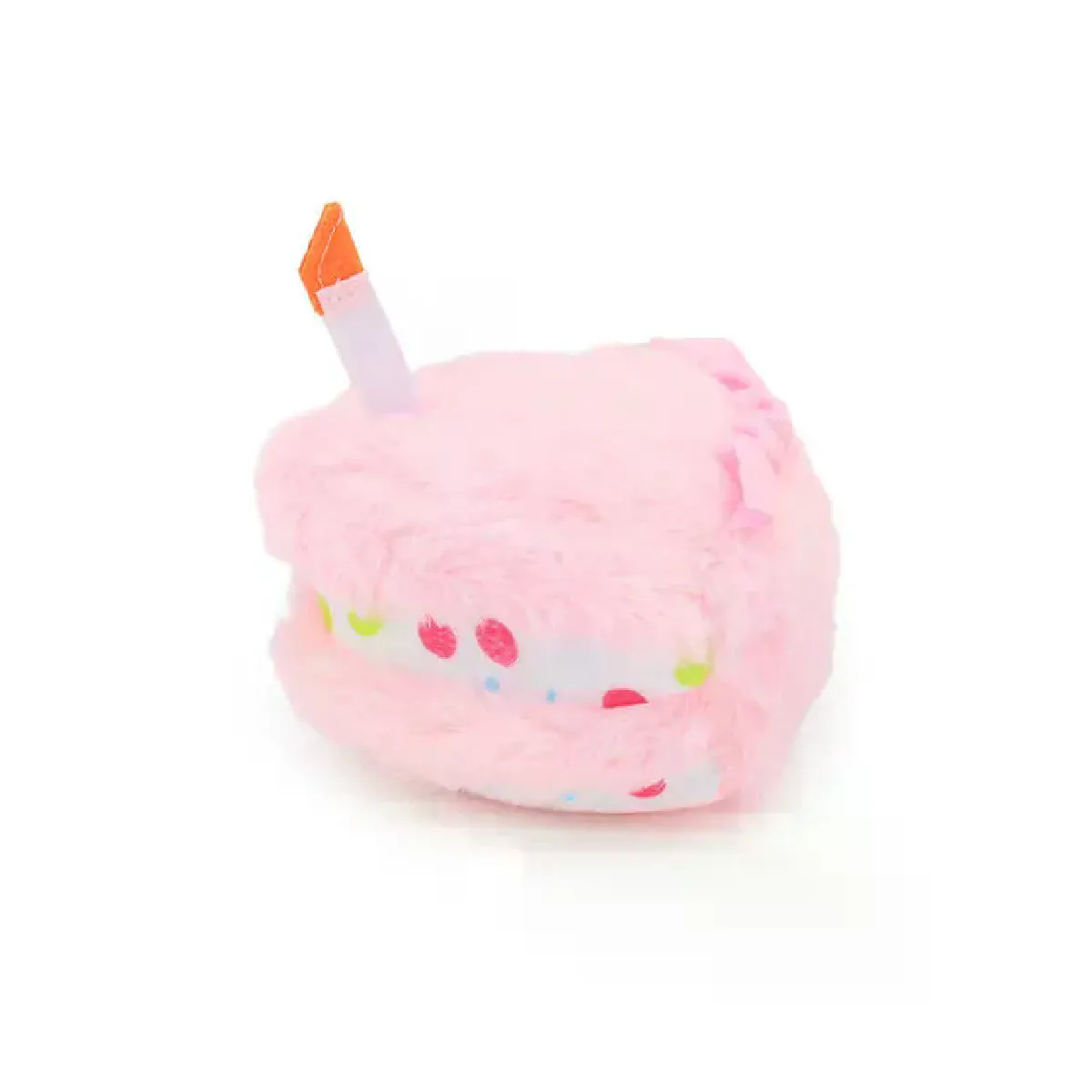 Comparer les prix de Jouet pour chien en peluche pour gâteau d'anniversaire, jeu interactif à mâcher, jouet couineur doux pour animaux de compagnie~05916