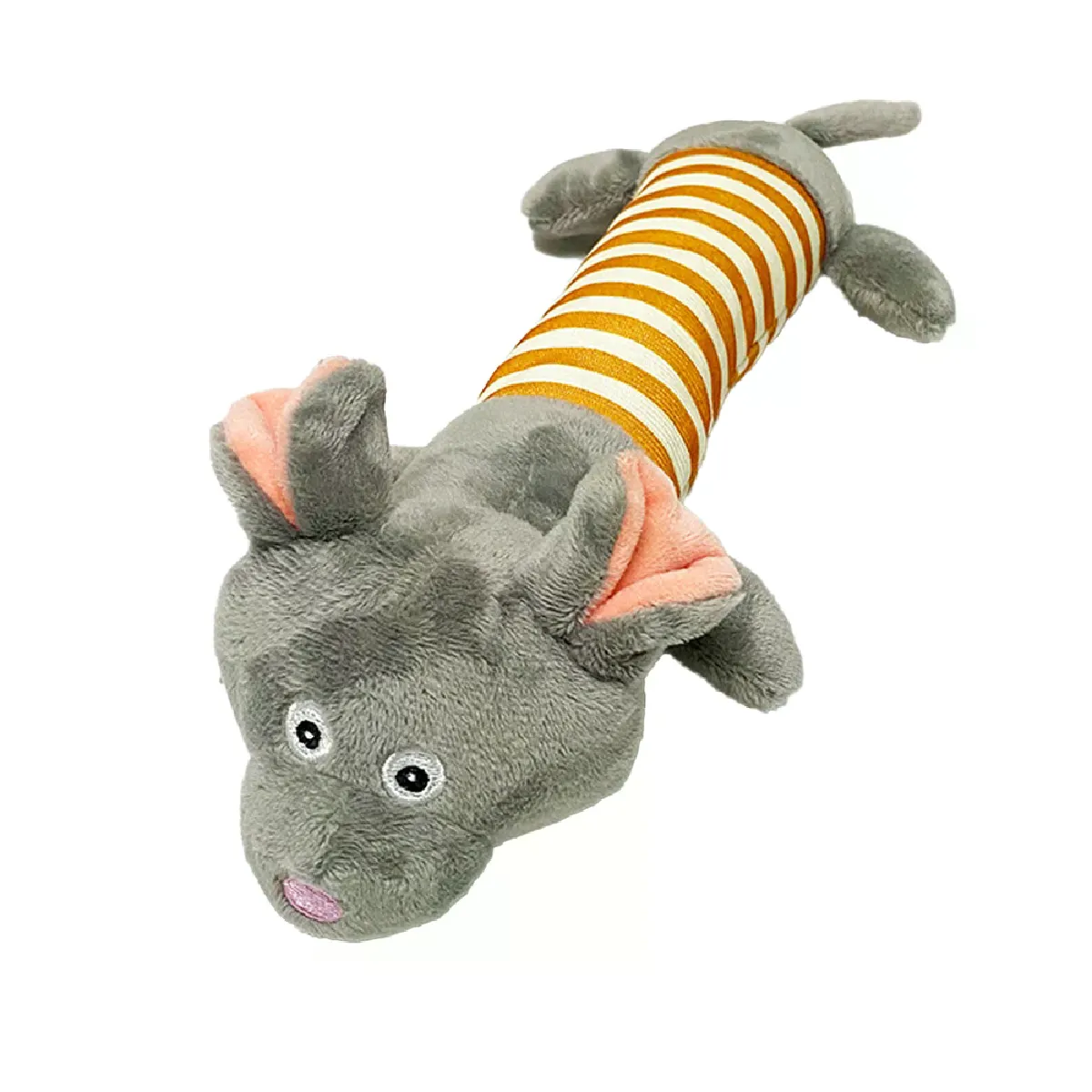 Comparer les prix de Jouet en peluche pour chien et chat, amusant et durable, en polaire, couineur et à mâcher, compatible avec tous les animaux, éléphant, canard, cochon~07174