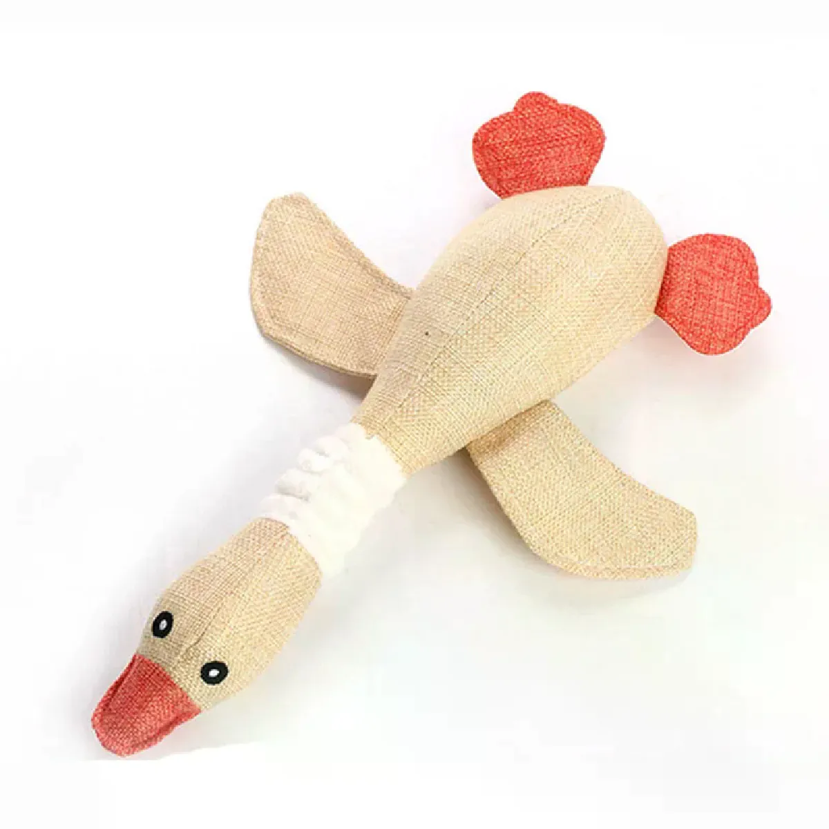 Meilleurs prix pour Jouet pour chien en forme de canard colvert pour les mordeurs agressifs, motif oies sauvages, jouets d'entraînement pour chien, adorable jouet couineur à mâcher doux pour chien~07394