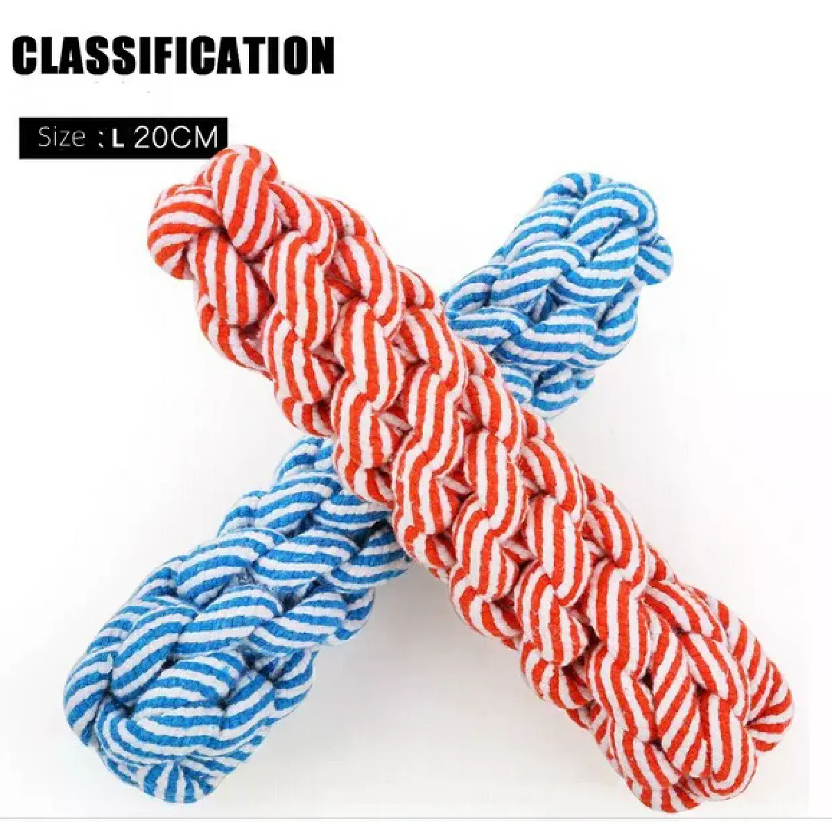 Comparer les prix de jouet à mâcher résistant aux morsures pour petits chiens, chiots, nettoyage des dents, boule à nœuds, accessoires de jeu pour animaux de compagnie~04719