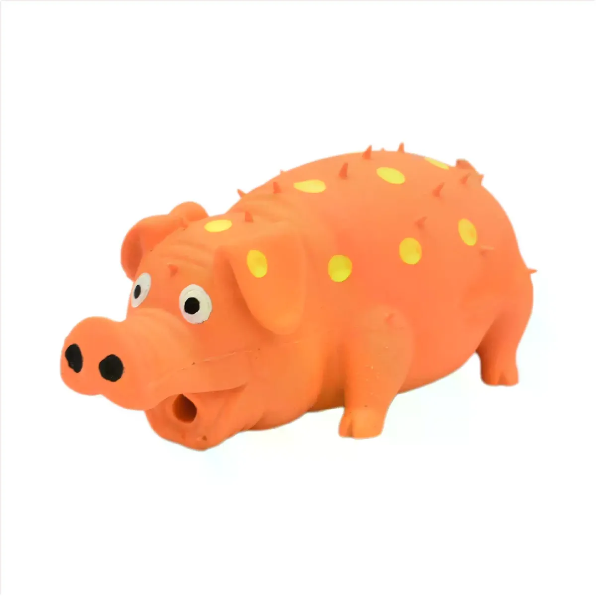 Jouet couineur en caoutchouc pour chien, en latex, à mâcher, en forme de cochon, résistant aux morsures, pour chiots de petite, moyenne et grande taille~07195