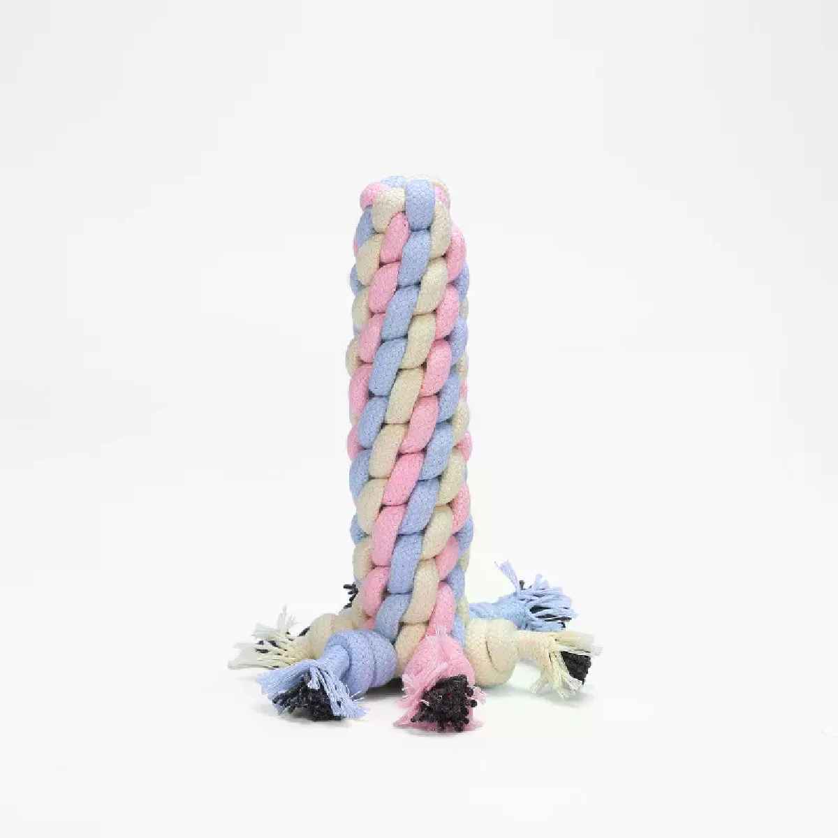Comparer les prix de Balle de coton tressée durable pour chien, jouet à tirer, à mâcher, nettoyage des dents, entraînement, jeu, animal de compagnie~06095