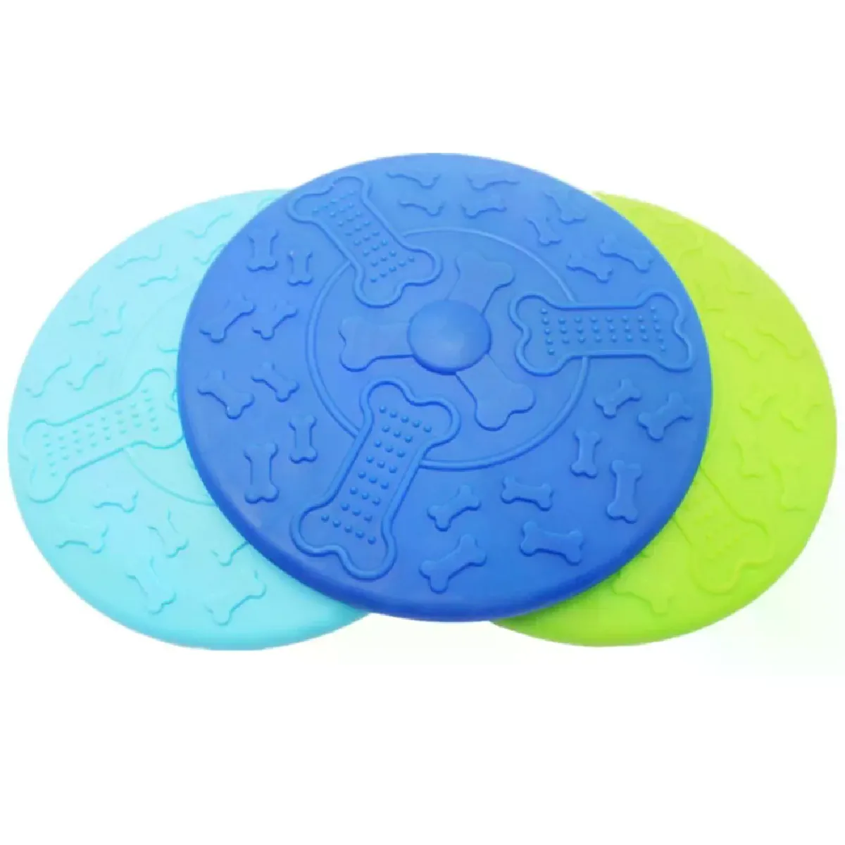 Meilleurs prix pour 2019 Nouveau jouet interactif pour chien, soucoupe volante en TPR souple, jouet d'entraînement à mâcher pour chien, bol d'urgence pour animaux de compagnie~07942