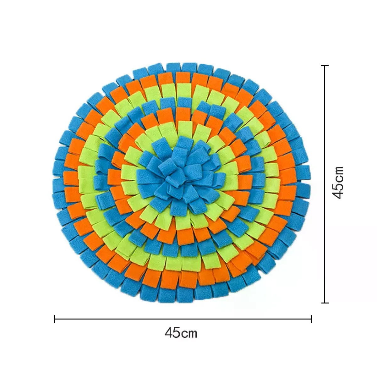 Meilleurs prix pour Tapis pour chien à priser avec nez et tampon parfumé pour le nez du chien Puzzle jouet à alimentation lente bol distributeur de nourriture tapis lavable jouets pour chiens~04210