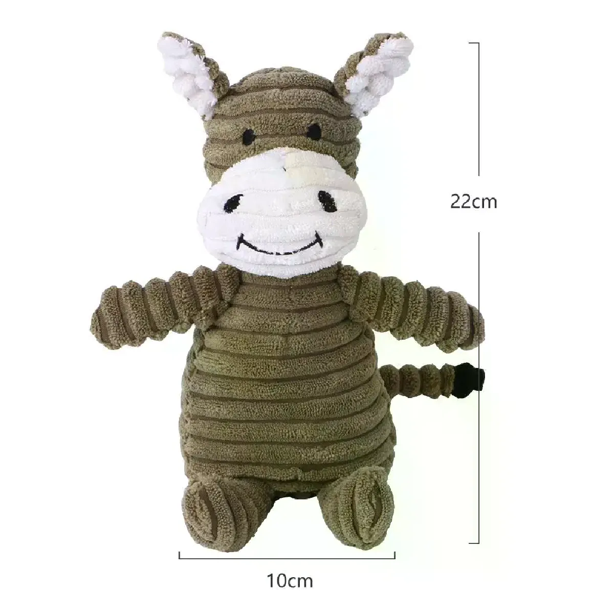 Meilleurs prix pour Jouet en peluche pour chien, jouet à mâcher, résistant à l'usure, couineur, mignon, en forme de renard, interactif, pour chiots de taille moyenne et grande~07682