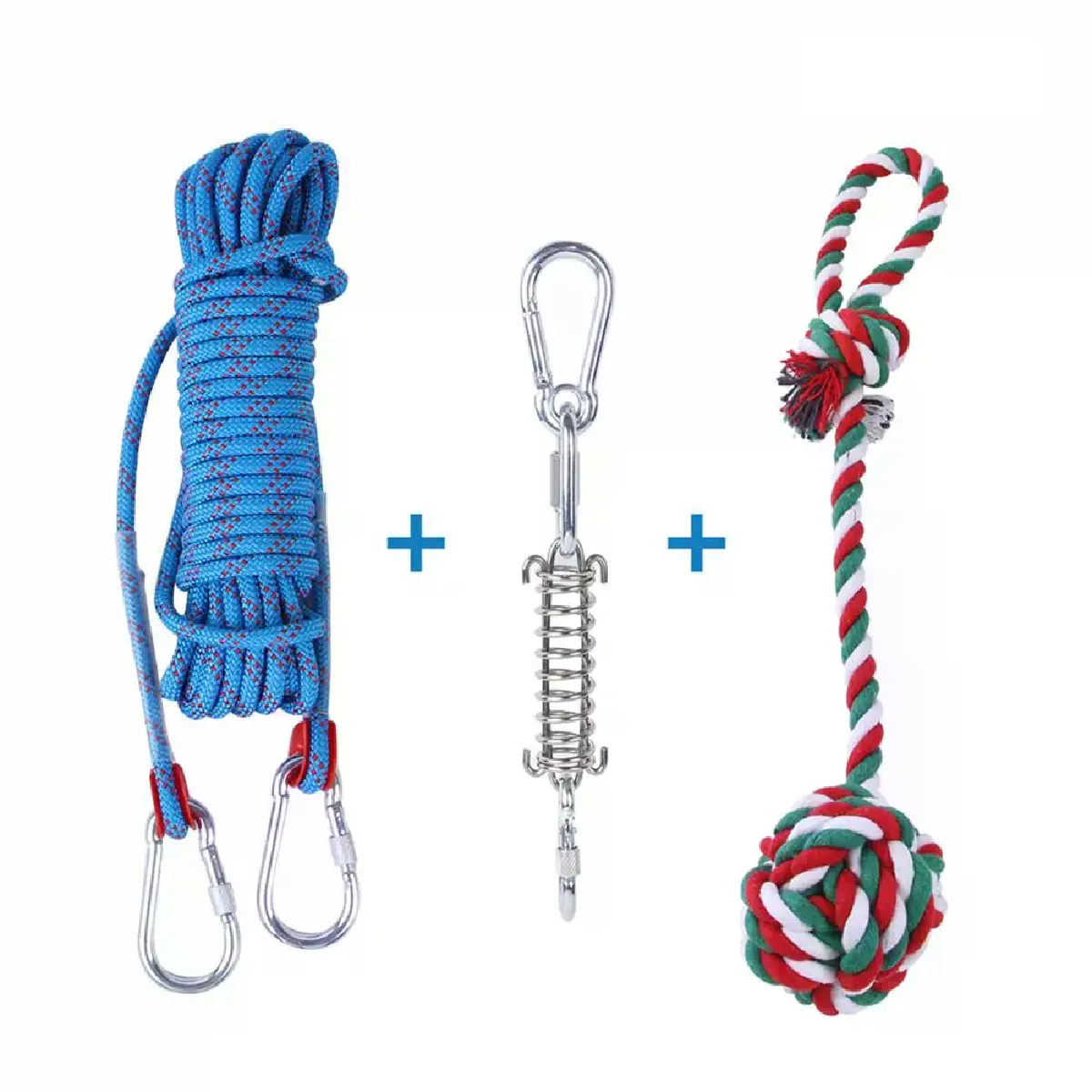 Meilleurs prix pour Corde à ressort pour chien, jouet d'extérieur à suspendre, corde d'exercice, traction à ressort, renforcement musculaire, bon outil d'exercice pour chiens de tous âges~05655