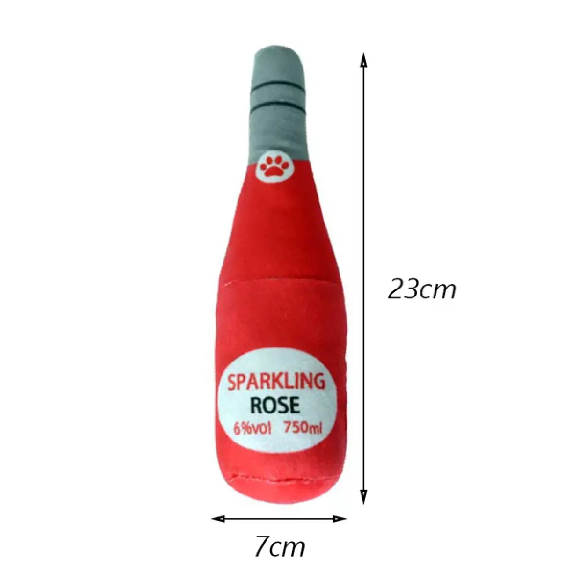 Meilleurs prix pour Jouet en peluche mignon pour chien, jouet interactif à mâcher amusant en forme de bouteille, jouet couineur pour chien, accessoires pour animaux de compagnie~07227