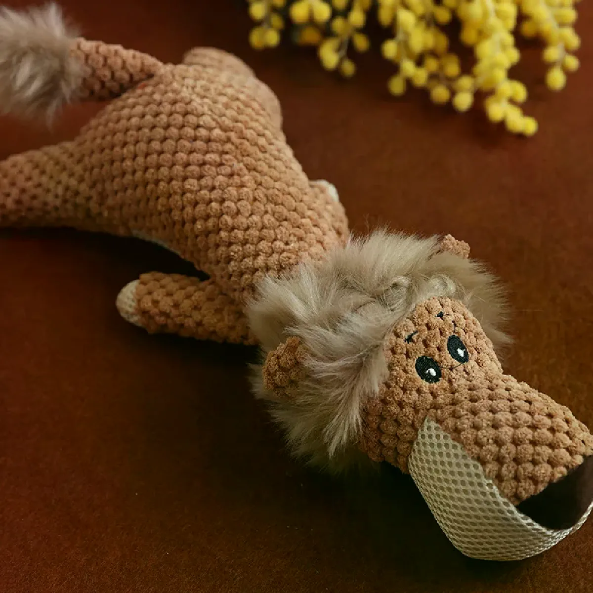 Comparer les prix de Jouet couineur en forme d'animal de dessin animé pour chien, chiot, chat, peluche à mâcher, nettoyage des dents, jouet sonore interactif, peluche pour chiot, chihuahua~06395