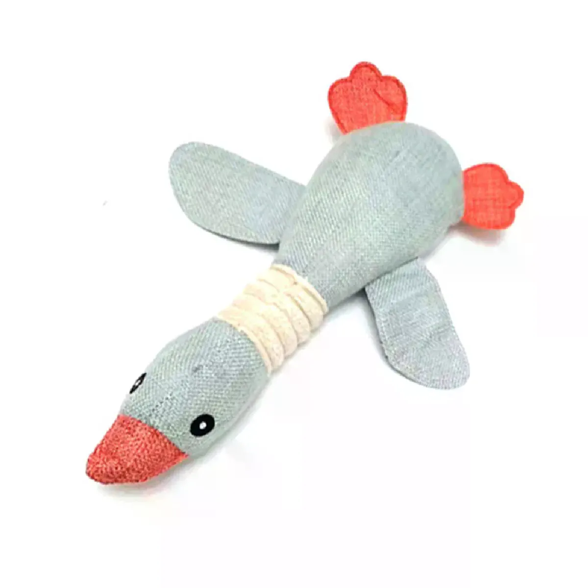 Comparer les prix de Jouet pour chien en forme de canard colvert pour les mordeurs agressifs, motif oies sauvages, jouets d'entraînement pour chien, adorable jouet couineur à mâcher doux pour chien~07395