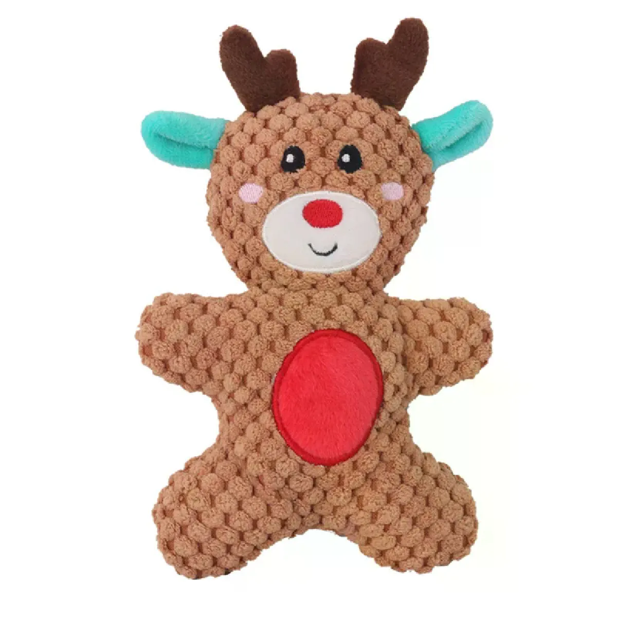Meilleurs prix pour Jouet à mâcher en peluche pour chien de Noël avec Père Noël, élan, bonhomme en pain d'épices, beignet, chat, chien, série de Noël, jouet en peluche pour chien de dessin animé, jouet couineur~05266