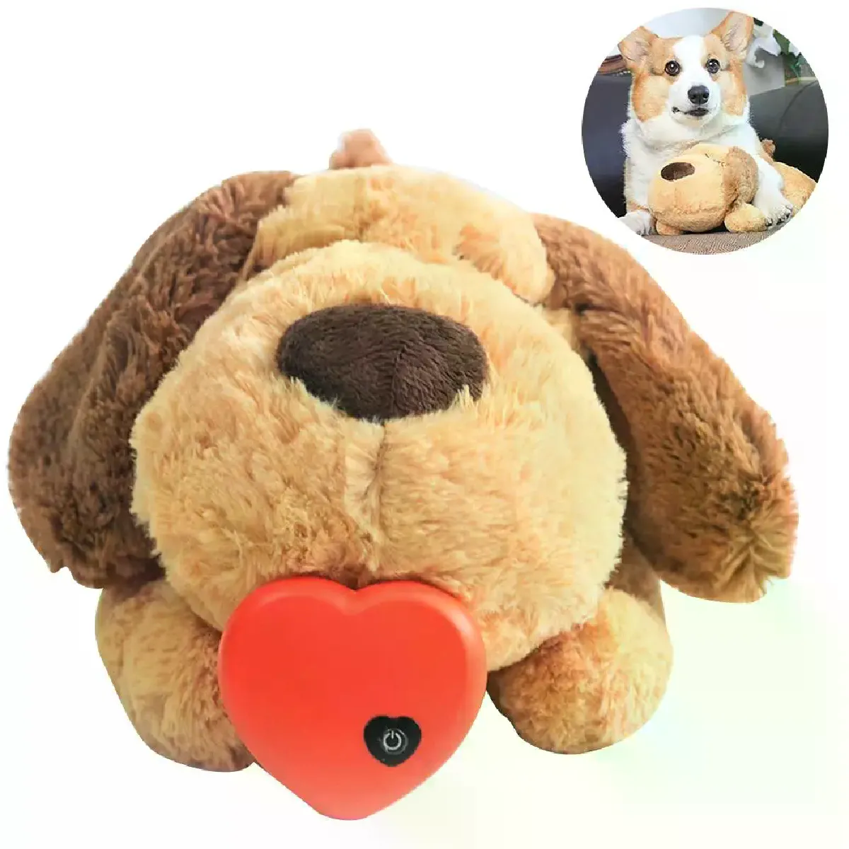 Comparer les prix de Jouet en peluche pour chien, jouet sonore, jouet pour chien, son grinçant, jouet d'aide au dressage comportemental, jouet apaisant pour le sommeil, poupée en peluche, magazine Modern Dog~07548