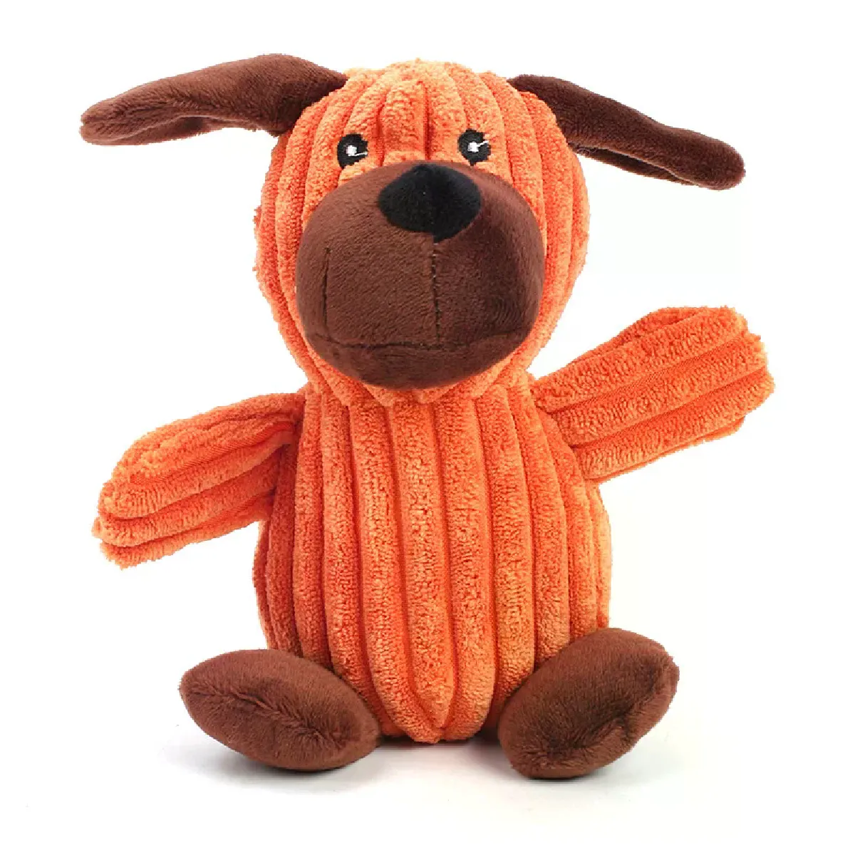 Meilleurs prix pour Peluche en velours côtelé en forme d'animal pour chien, jouet interactif à mâcher et couineur pour petits et grands chiens, accessoires pour animaux de compagnie~06680