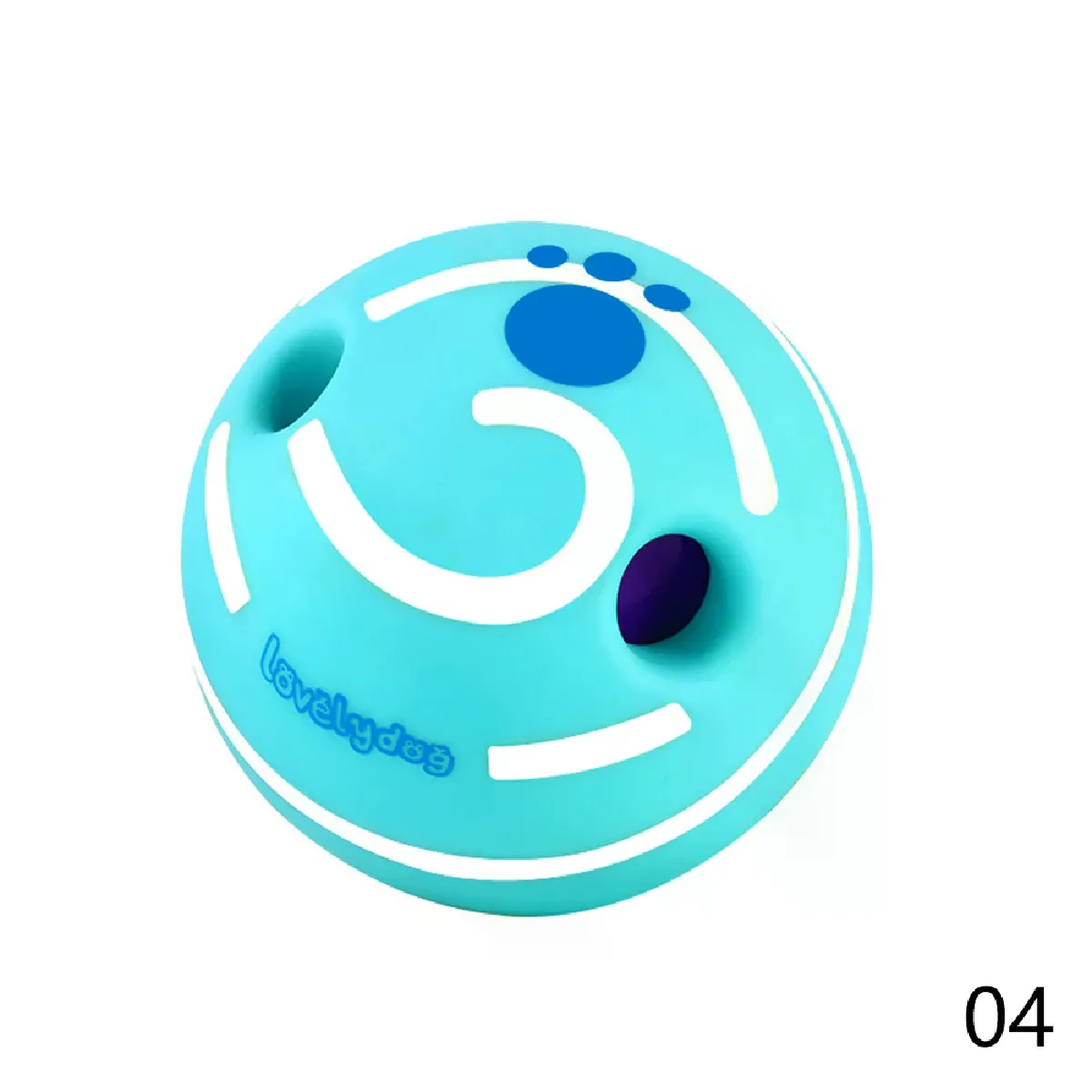 Meilleurs prix pour Balle interactive pour chien, jouet amusant à mâcher avec sons de rire, jouet oscillant et remuant, balle de jeu pour chien, balle d'entraînement, jouets sportifs pour animaux de compagnie~05028