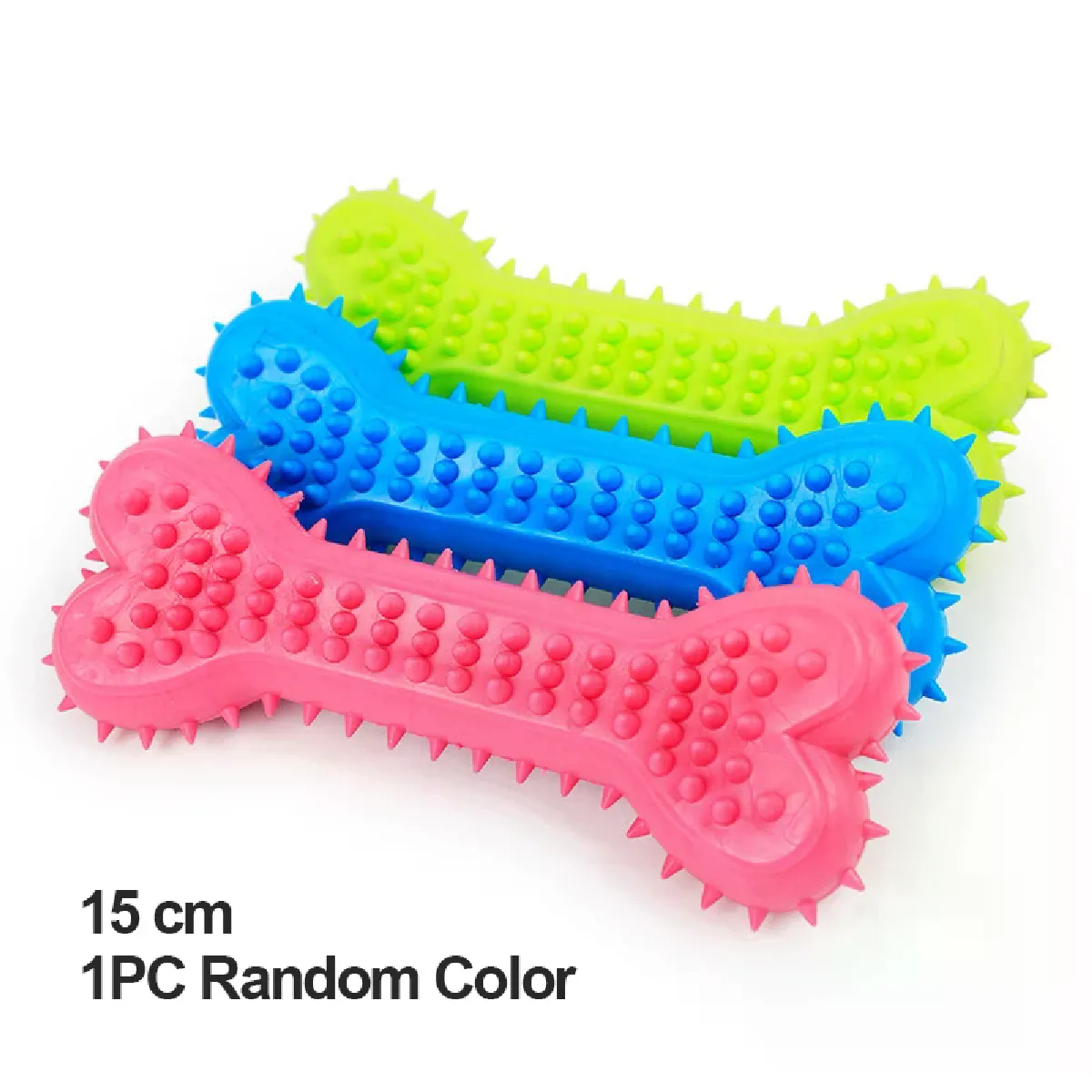 Comparer les prix de Jouets pour animaux de compagnie pour petits chiens, jouet en caoutchouc résistant aux morsures, jouet pour chien, nettoyage des dents, jouets d'entraînement à la mastication, 1 pièce, couleur aléatoire, épine molaire~05669