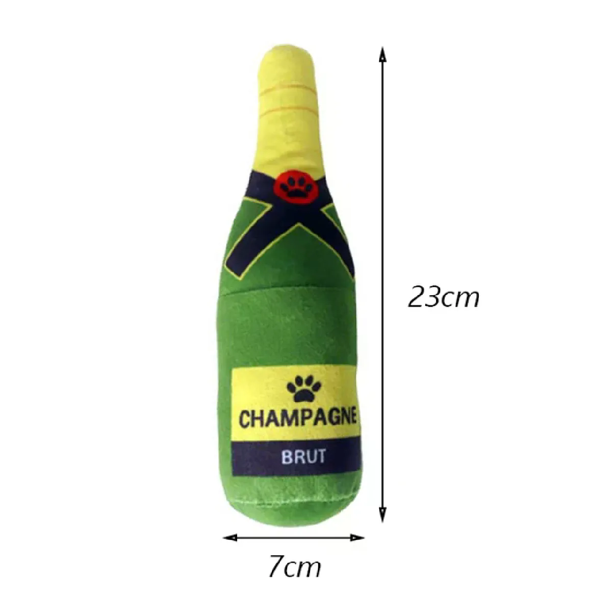 Comparer les prix de Jouet en peluche mignon pour chien, jouet interactif à mâcher amusant en forme de bouteille, jouet couineur pour chien, accessoires pour animaux de compagnie~07226