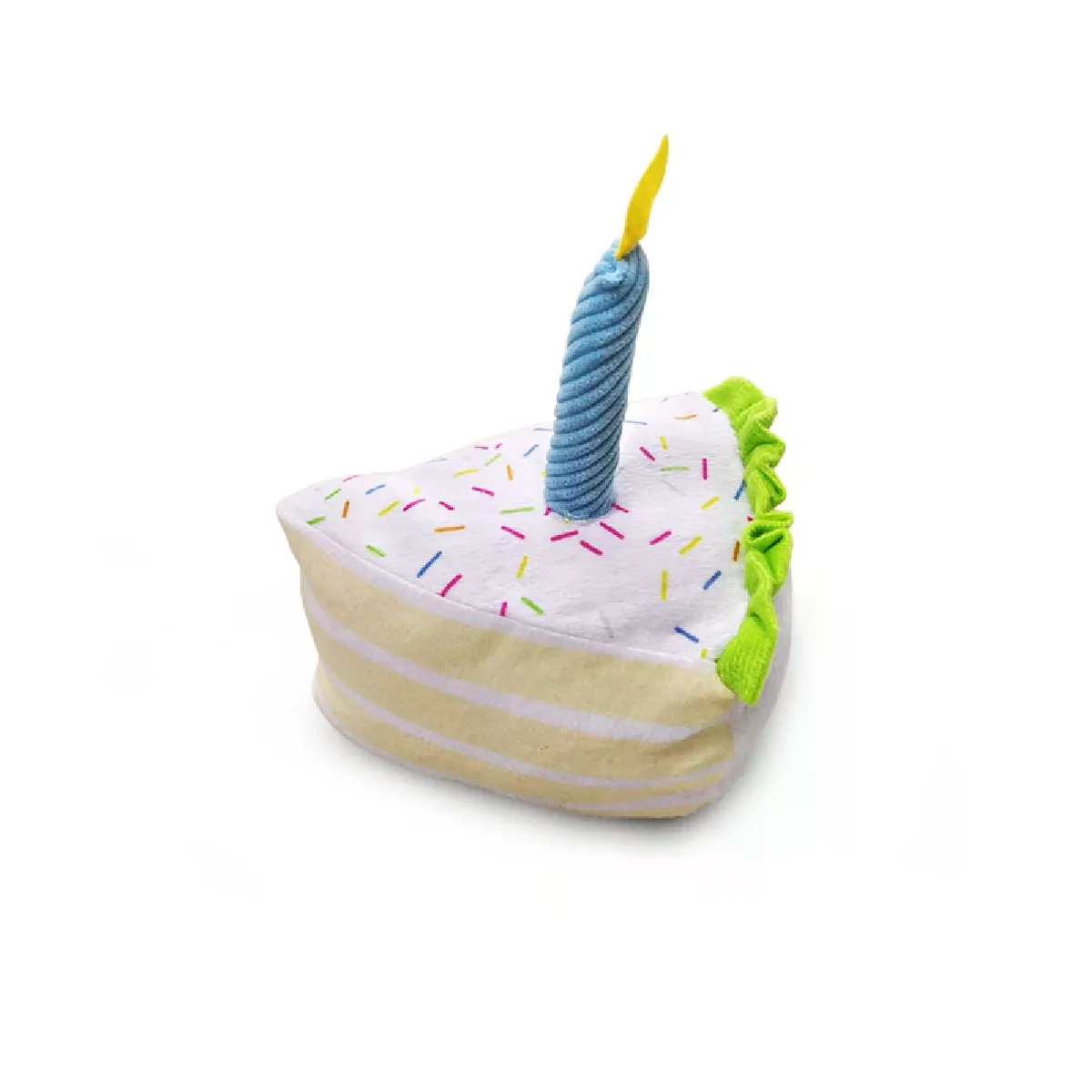 Comparer les prix de Jouet pour chien en peluche pour gâteau d'anniversaire, jeu interactif à mâcher, jouet couineur doux pour animaux de compagnie~05918