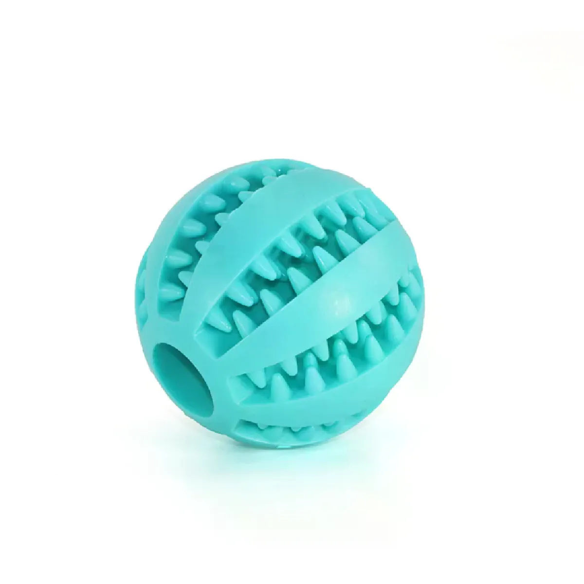 Meilleurs prix pour Jouet interactif en caoutchouc pour chien, 5 cm et 7 cm, pour petits et grands chiens, chiots et chats, à mâcher, nettoyage des dents, amusant~06563
