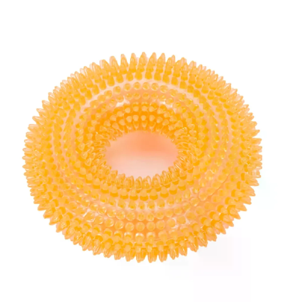 Meilleurs prix pour Jouets pour animaux de compagnie résistants aux morsures, balle sonore à mâcher, dents propres, grand chien Golden Retriever, pointes en TPR, entraînement, dents propres, jouet pour chien~07501