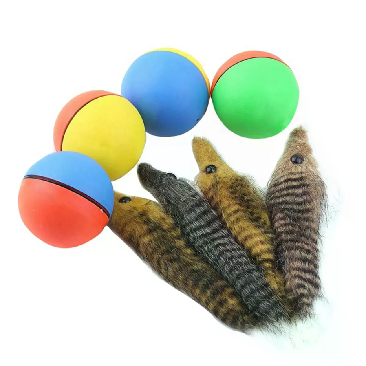 Meilleurs prix pour Jouet à bille magique pour chien et chat, balle à mâcher automatique, jouet de nettoyage de sol en peluche, jouet électrique automatique pour animaux de compagnie~06241