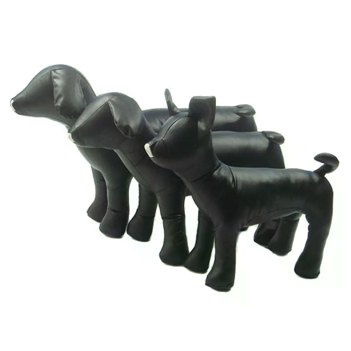 Meilleurs prix pour Pawstrip 1 mannequin en cuir pour chien, position debout, présentoir pour animalerie, vêtements, colliers, jouets pour chien~04392