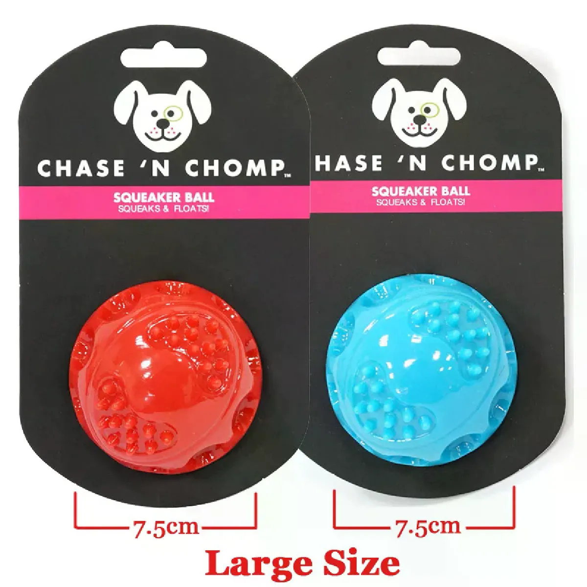 Meilleurs prix pour CAITEC Jouets pour chiens Balle rebondissante et couinante Jouets flottants et rebondissants pour animaux de compagnie Balle couinante résistante aux morsures pour petits et grands chiens~04373