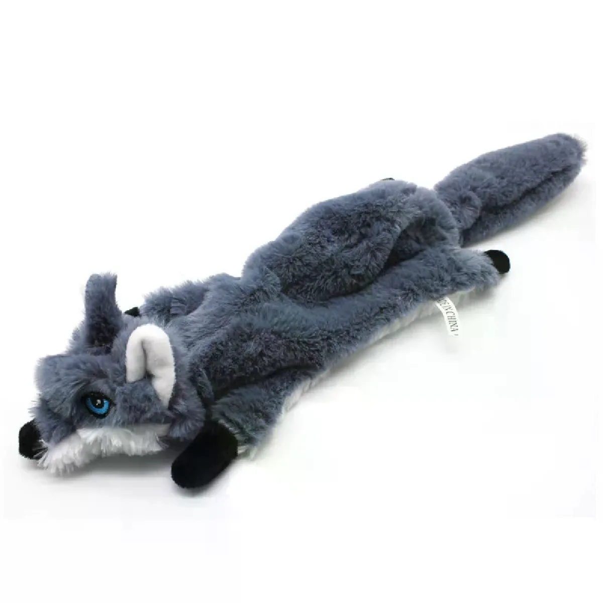 Comparer les prix de Jouets en peluche pour chien durables sans rembourrage, jouets à mâcher couineurs pour chien, mini écureuil loup mignon pour chiens de taille moyenne et grande 17 x 60 cm~05110