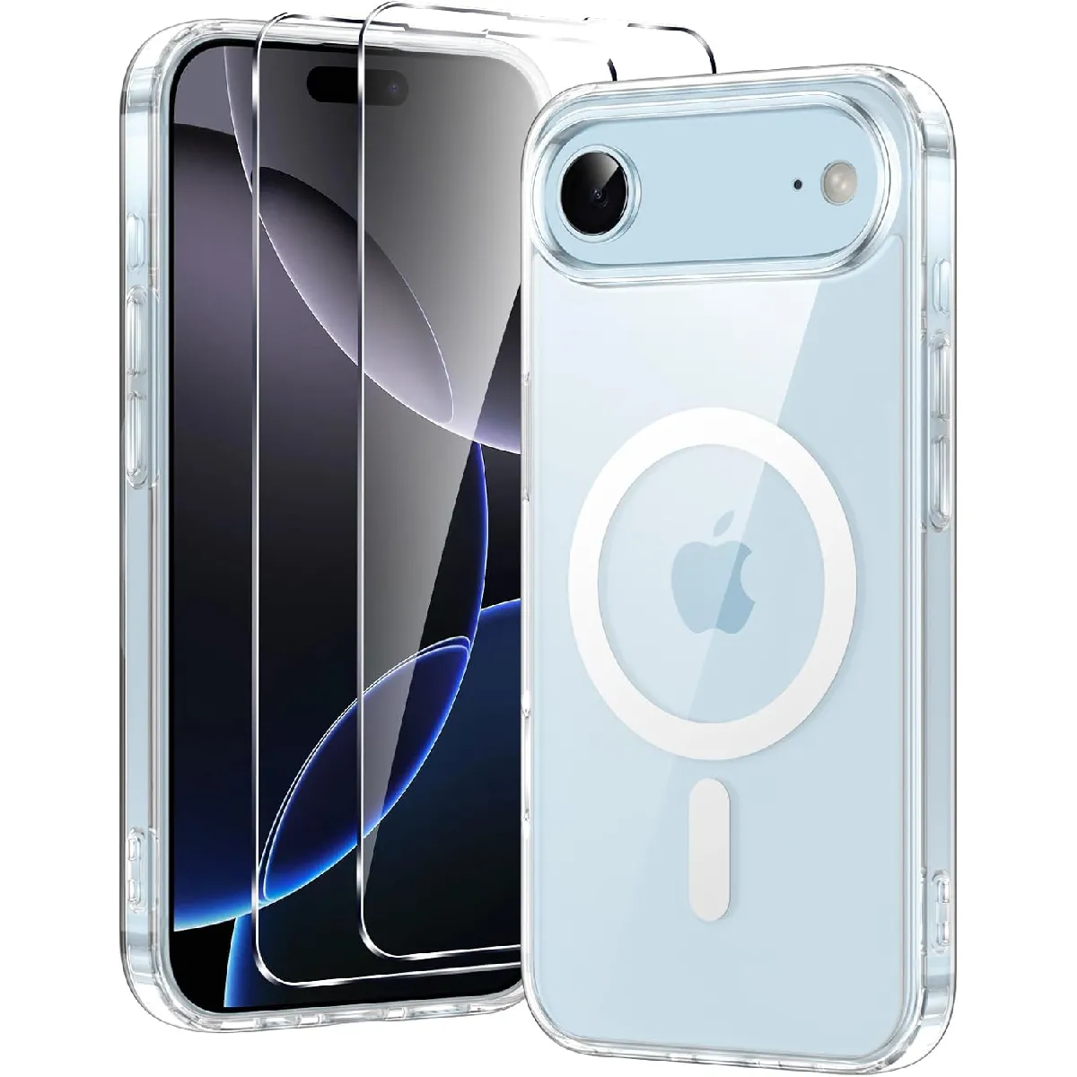Little Boutik Coque Compatible Magsafe Apple Iphone 17 Air - Transparent