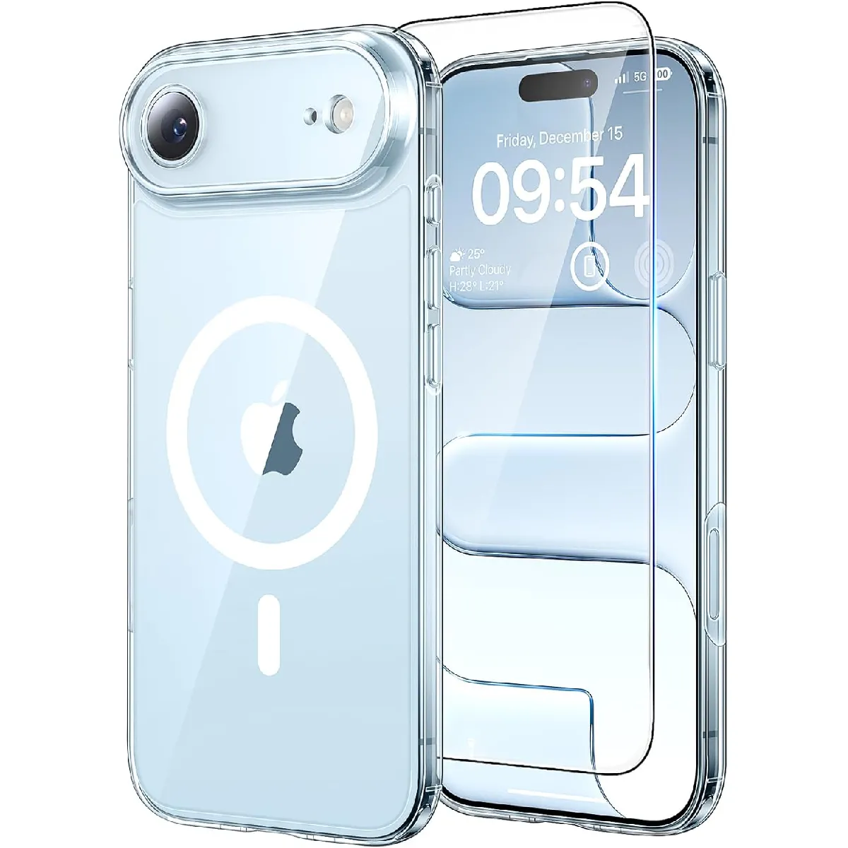 Little Boutik Coque Compatible Magsafe Apple Iphone 17 Air - Transparent