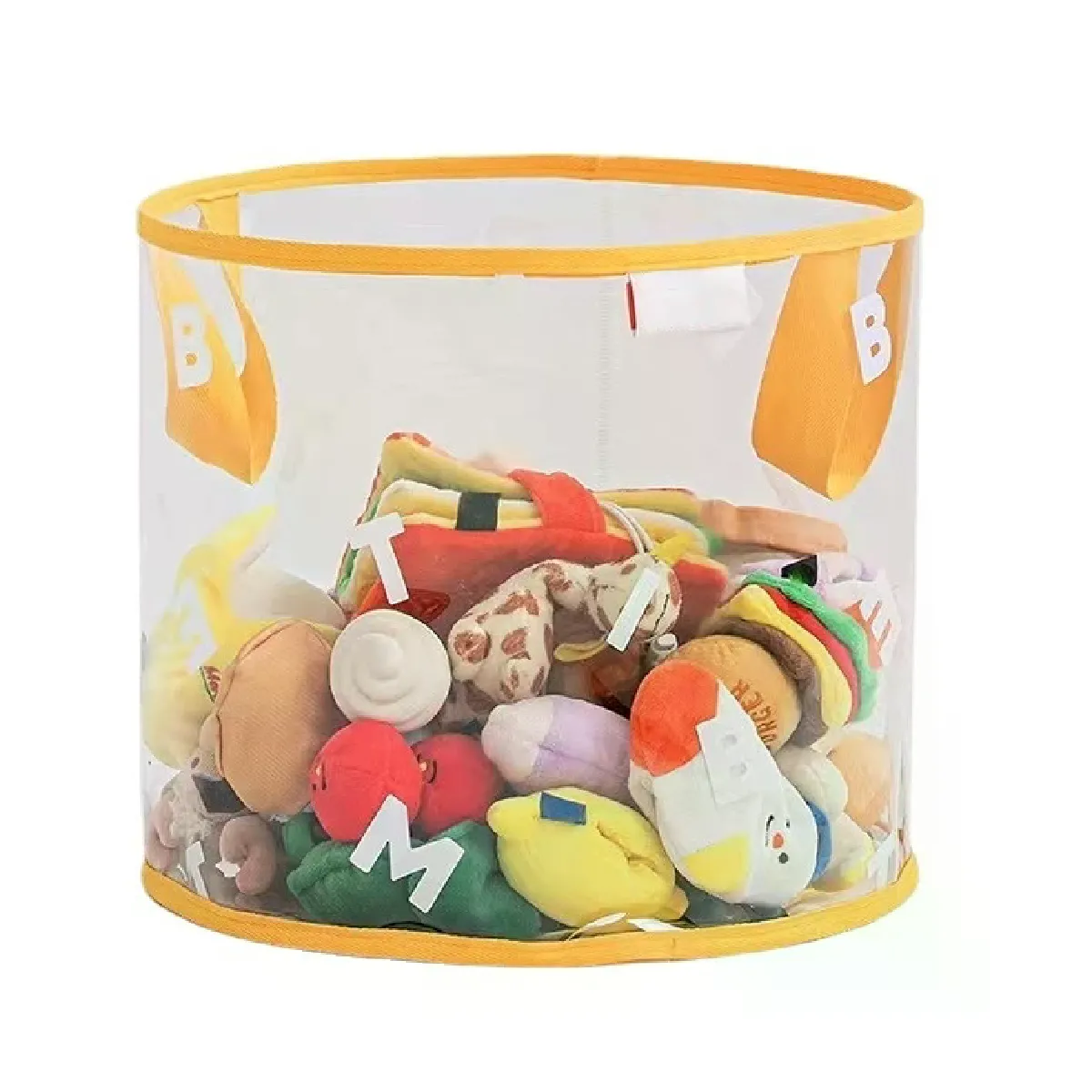 Comparer les prix de Panier de rangement pour jouets en PVC épais, sac de rangement pour fournitures pour animaux de compagnie, collations, jouets, articles divers, conteneur de rangement portable pour jouets pour animaux de compagnie et chats~07027